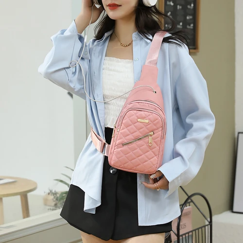 AOTTLA 여성 가슴 가방 순수 컬러 나일론 여성 가방 좋은 품질 어깨 가방 캐주얼 여성 Crossbody 가방 패션 여성 가방 2