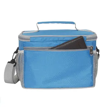 

2020 Lunch Bag Waterproof Leak-proof Cooler Insulated Thermal Zipper Picnic Box Ice Bag Container Handbags With Shoulder Strap