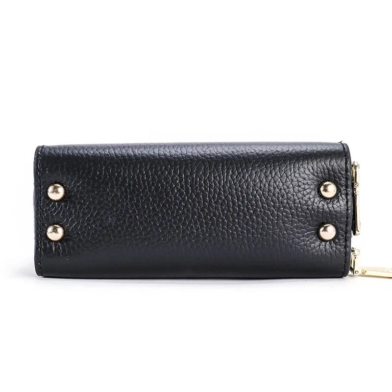PNDME simple luxury genuine leather ladies small handbag casual luxury cowhide weekend party women's mini shoulder crossbody bag