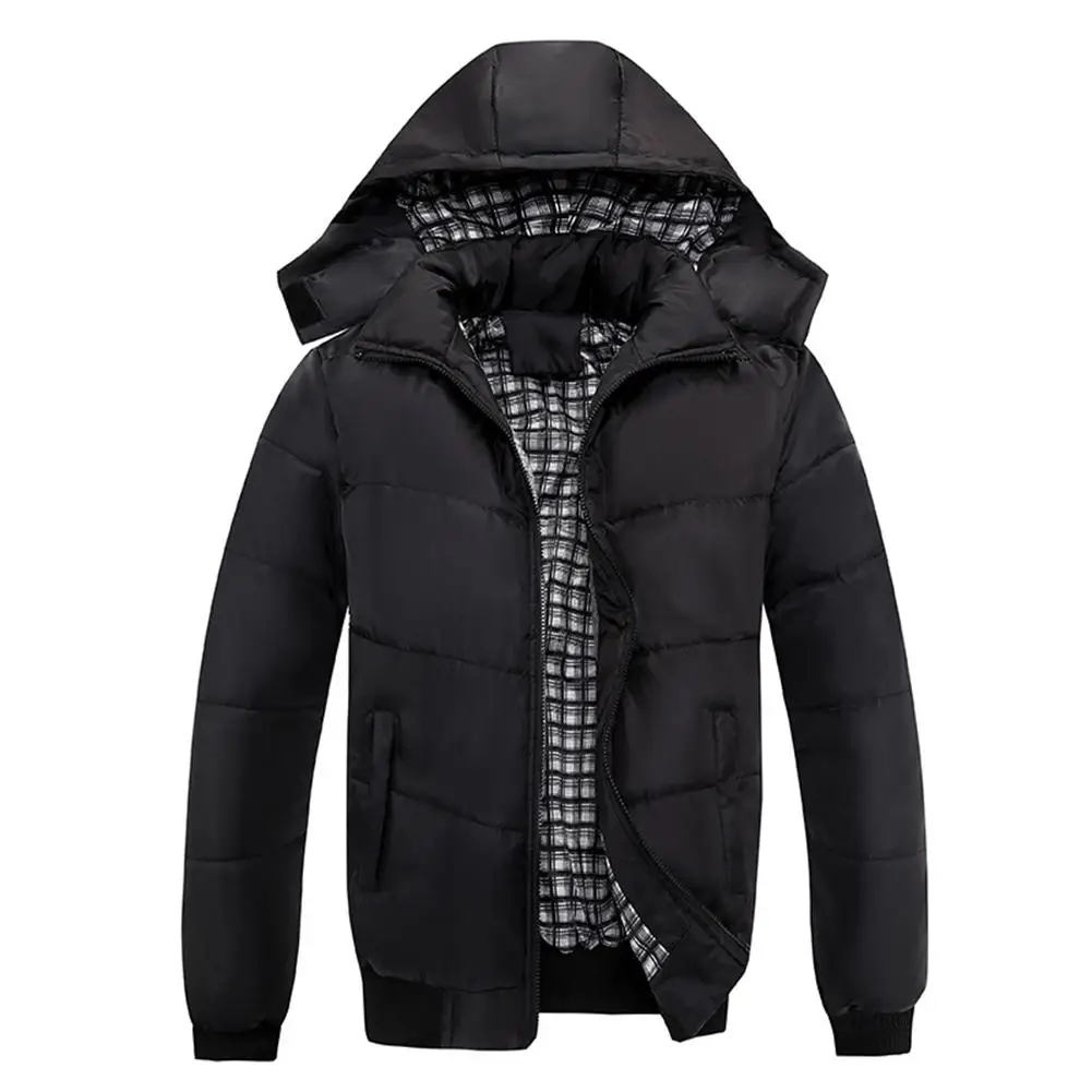 New Winter Jacket Men Casual Outwear Windbreaker Ski Mountaineering Hooded Fashion Jacket trendy Soft Warm Top Streetwear