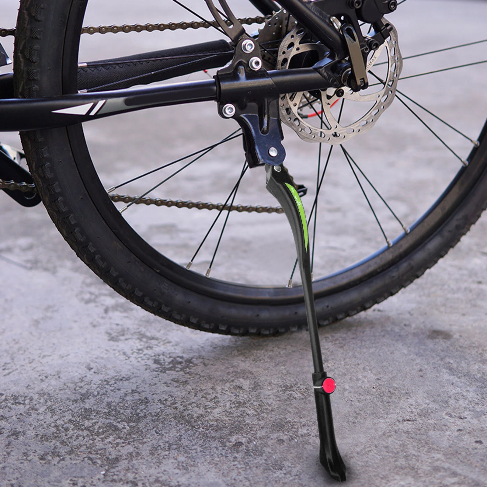 Bastidores de estacionamiento para bicicleta de carretera, caballete lateral de aleación aluminio, mejora de pie lateral|Soporte| - AliExpress