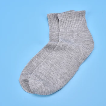 

Summer Socks Men High Quality Male Business Cotton Blend Breathable Non-slip Socks Boy Casual Gray Black White Socks