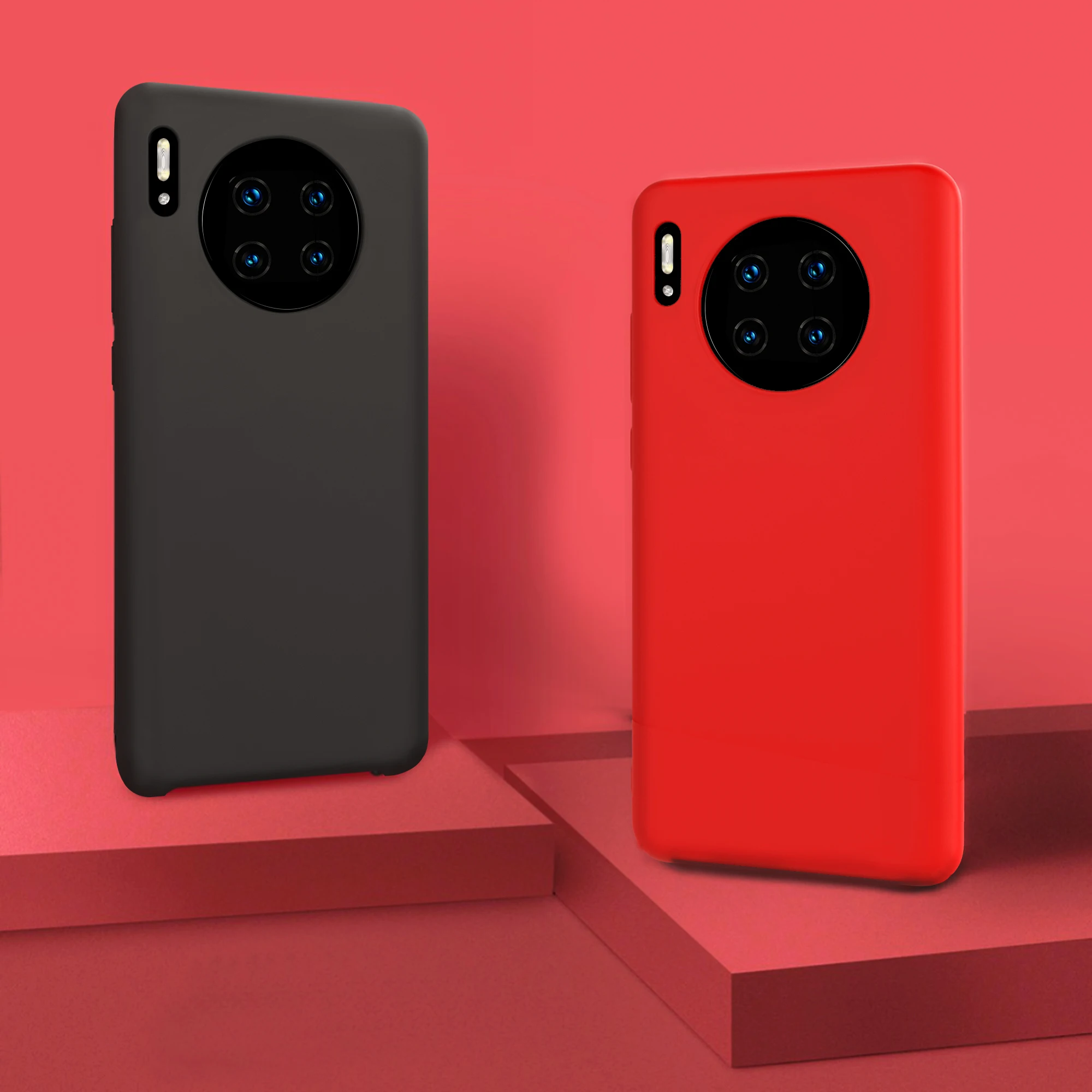 GKK жидкий силиконовый чехол для huawei mate 30 Pro Lite противоударный ультратонкий