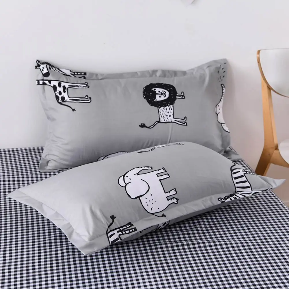 Серый мультфильм панда постельное белье со звездами наборы щетка из микроволокна полиэстер постельное белье Твин Полный Королева Король пододеяльник набор наволочки