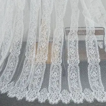 

Bilateral Positioning Eyelash Lace Fabric 2020 Wedding Dress Fabric DIY RS2707