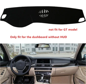 

SJ Car Inner Auto Dashboard Cover Dashmat Pad Carpet Sun Shade Dash Board Cover Fit For BMW 5S WITHOUT HUD 2014 2015 2016 2017
