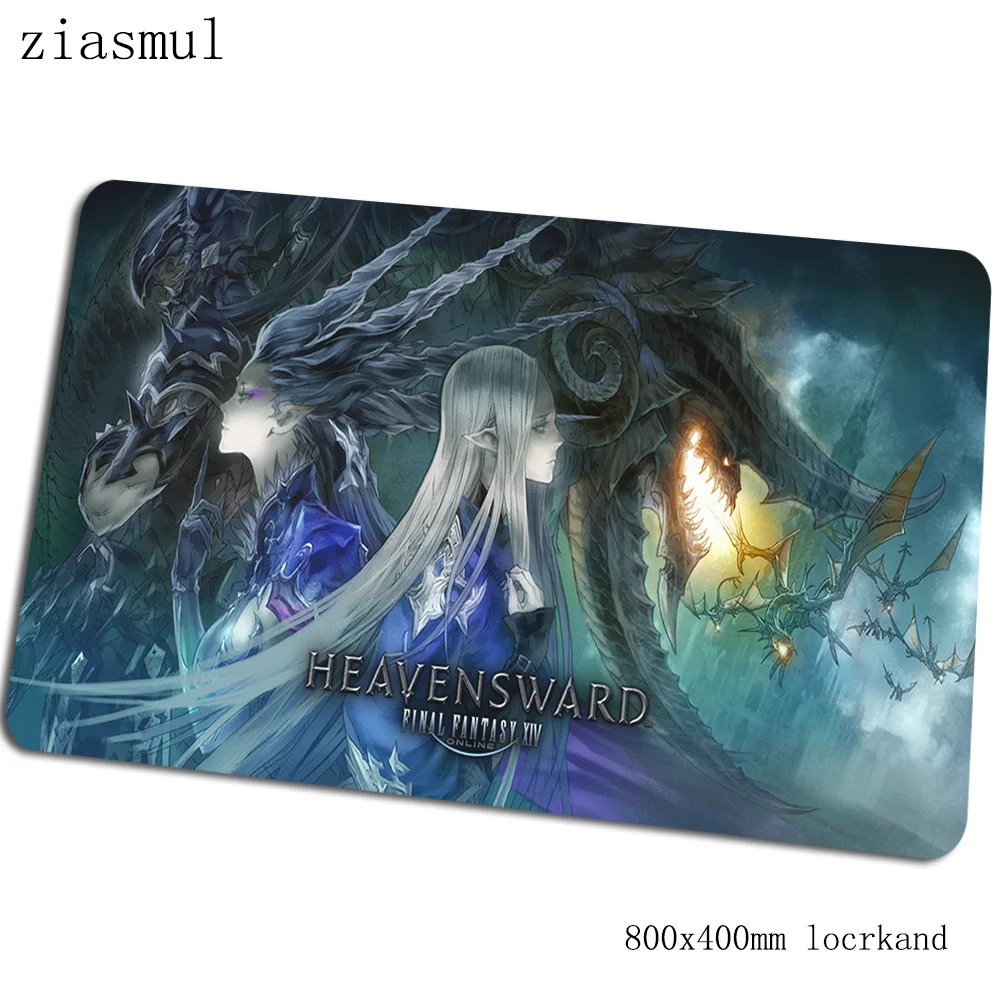 Final Fantasy XIV коврики 800x400x3 мм xl игровой коврик для мыши и клавиатура Коврик для мыши из натурального каучука аксессуары для геймеров коврик для мыши - Цвет: Size 800x400x3mm