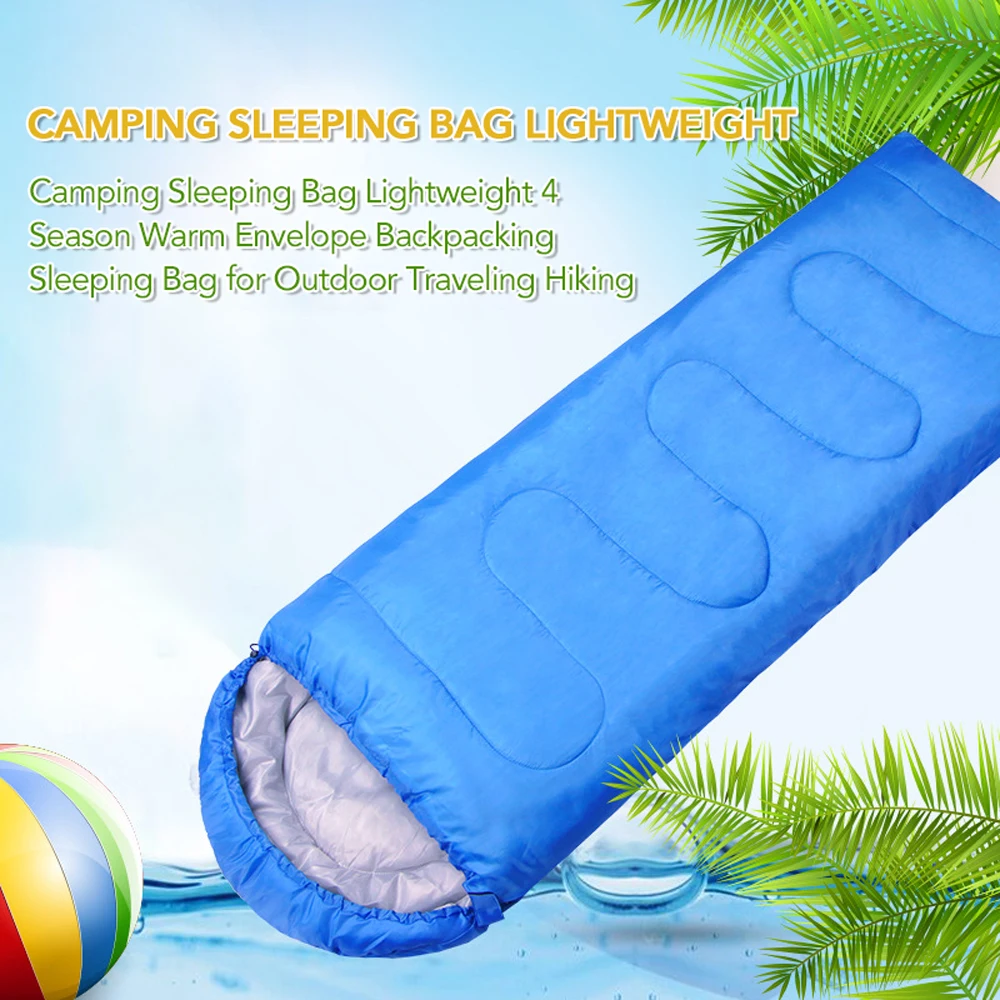 Camping Sleeping Bag Lightweight 4 Season Warm Envelope Backpacking Sleeping Bag for Outdoor Traveling Hiking