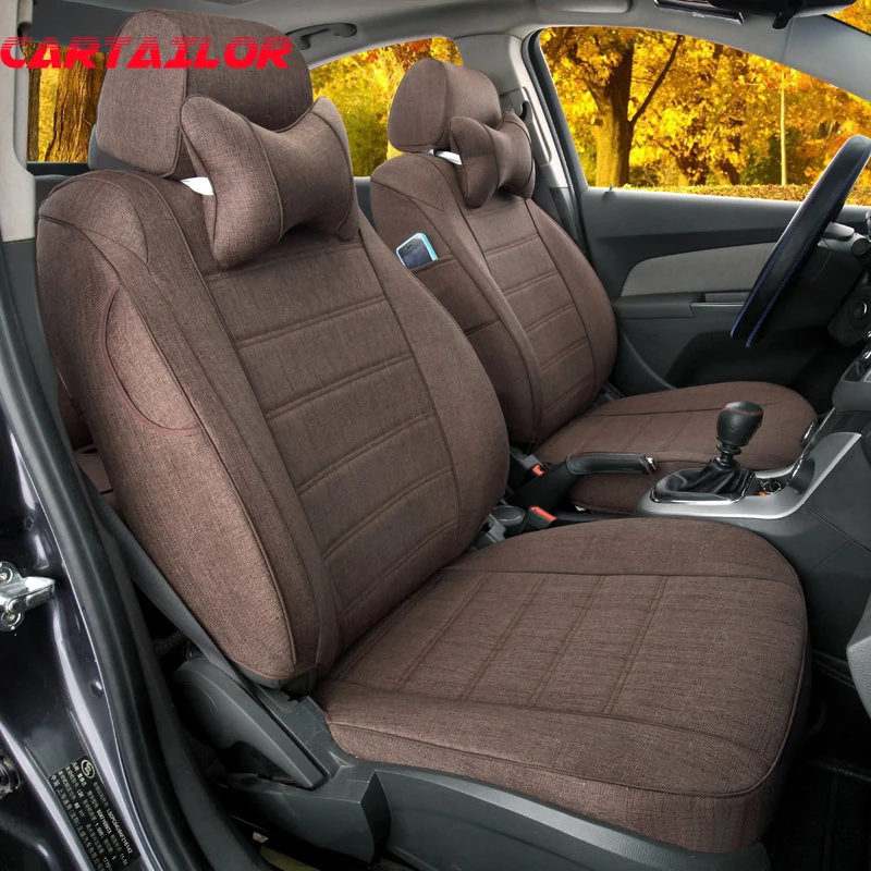 Cartailor Autostoel Cover Set Voor Volvo C70 Vlas Cover Zetels Protector  Voor \u0026 Achter Auto Stoelhoezen \u0026 Ondersteunt zwarte Auto Kussen|set  stone|set decorset boy - AliExpress