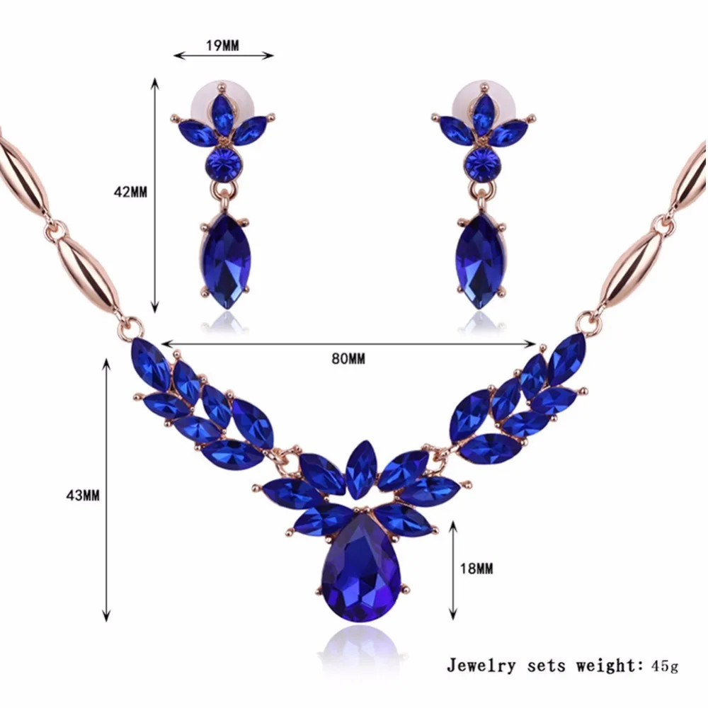 Веер Rhineston модные дубайские Золотые Ювелирные наборы для женщин Имитация Бохо Африканское ожерелье серьги ювелирный набор Schmuck