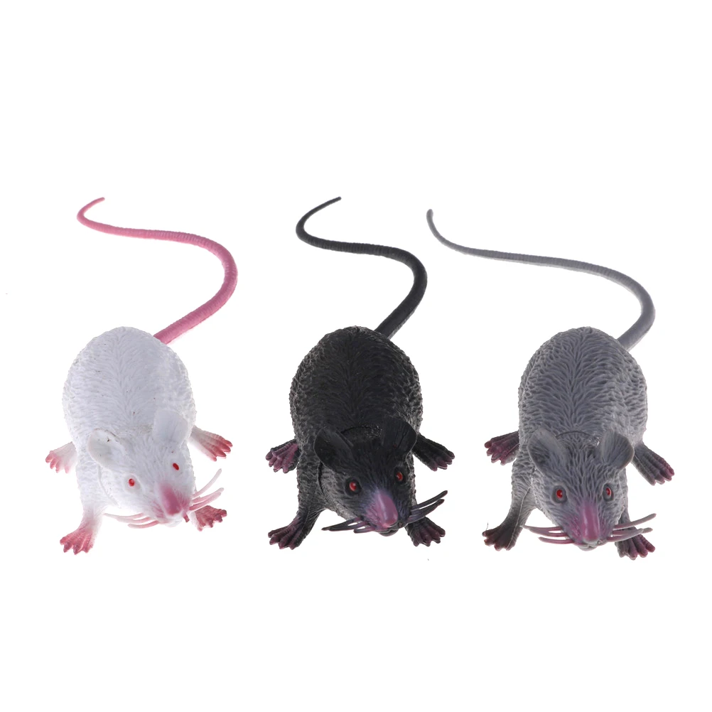 Маленькая крыса 22 см искусственная Реалистичная мышь пропеллер модели подарок