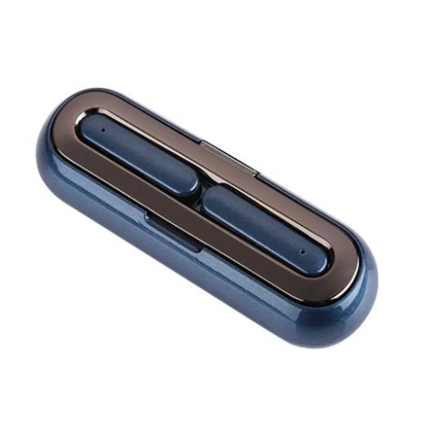 Синий Aptx Hd Bluetooth наушники высокого класса с шумоподавлением настоящие Беспроводные водонепроницаемые наушники 5,0 Tws игровая Bluetooth объемная гарнитура - Цвет: Синий