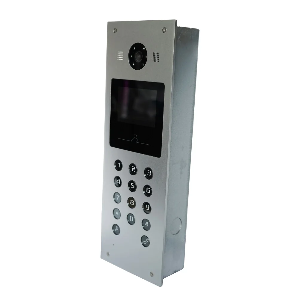 Flush box 3002-VM Hik HD видео контроль доступа DS-KD3002-VM Видео дверной станции, IC карты; пароль открытой двери; - Цвет: Flush box 3002-VM