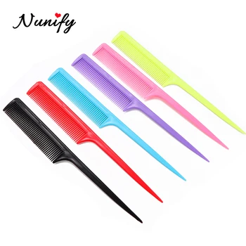 

Plastic Pin Tail Combs Nunify Hairdressers Barbers Salon Home Two Kinds Use Red Black Blue Tail Comb Rat For Hair Styling 3Pcs