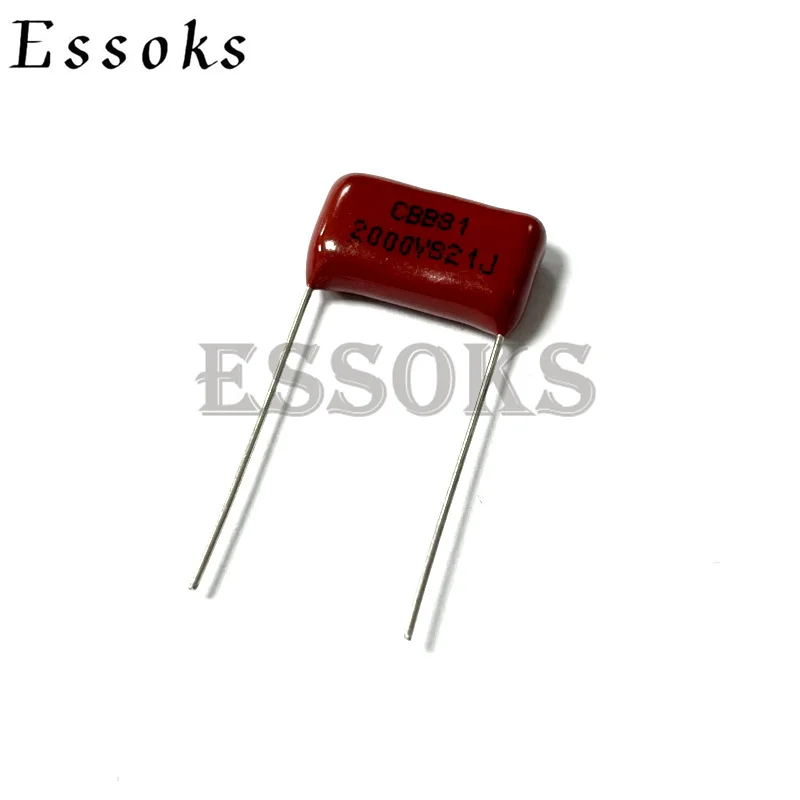 

10PCS 2000V821J 820PF Pitch 15mm 0.82NF 2000V 2KV 821 821J CBB Polypropylene film capacitor