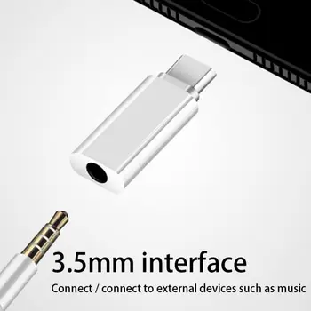 

Mini Type C To Audio Connector Plug USB 3.1 To 3.5mm AUX Cable Jack Portable Mobile Phone Converter Plug Earphone Adapter