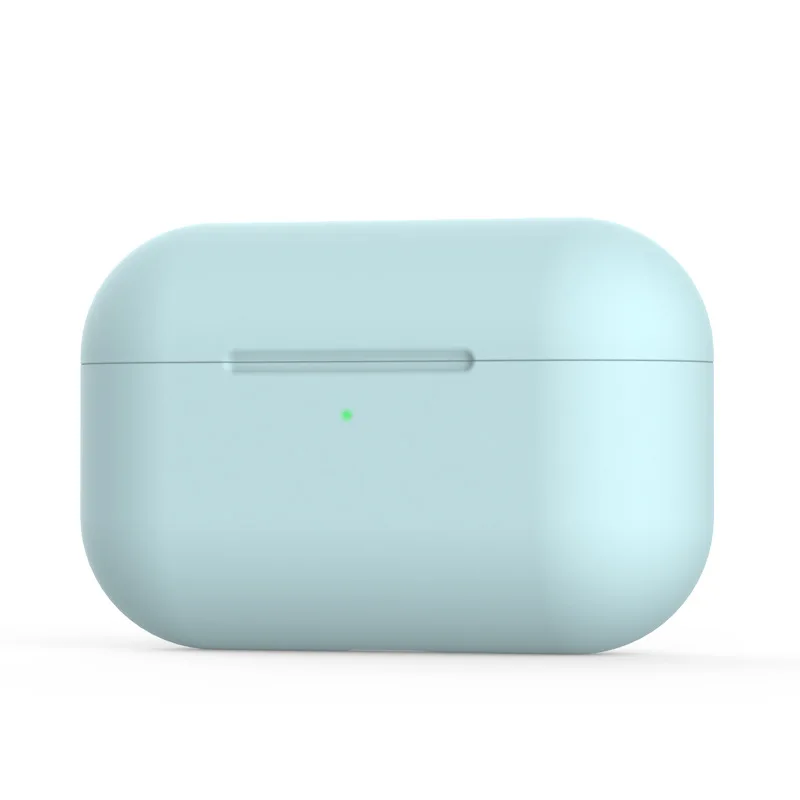 Защитный чехол, силиконовый чехол для Apple Airpods Pro TWS, Bluetooth наушники, мягкий силиконовый чехол для Airpods 3, защитный чехол s - Color: Sky blue
