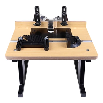 

Portable electric wood milling worktable Bench top mini universal router table woodworking table router on sale