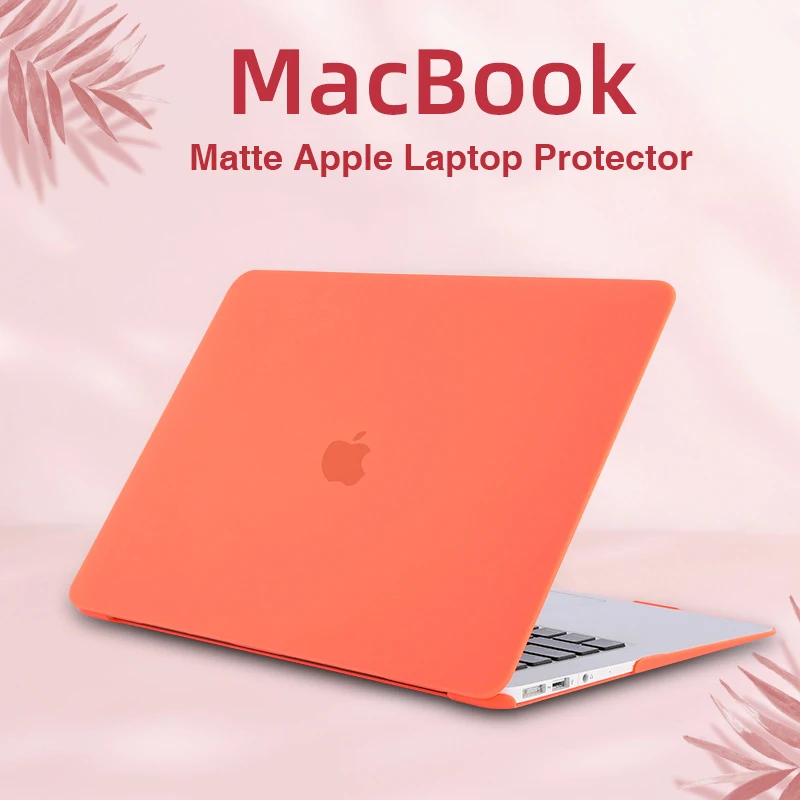 Простой, матовый чехол для ноутбука Macbook Air retina Pro 11 12 13 15 Чехол-рукав для MacBook 13 чехол-накладка из жесткого ПВХ