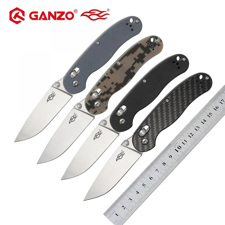 Складной нож Ganzo FB727S FIREBIRD 440C с лезвием G10 уличный инструмент для выживания и