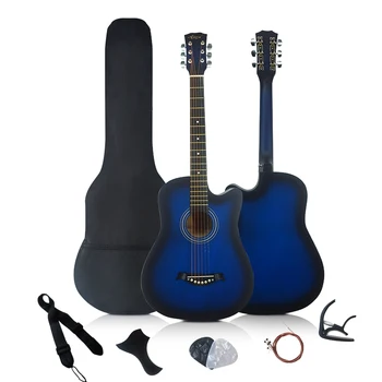 

Factory price 38 inch Acoustic Guitar 6 String Music Instrument guitar for beginner