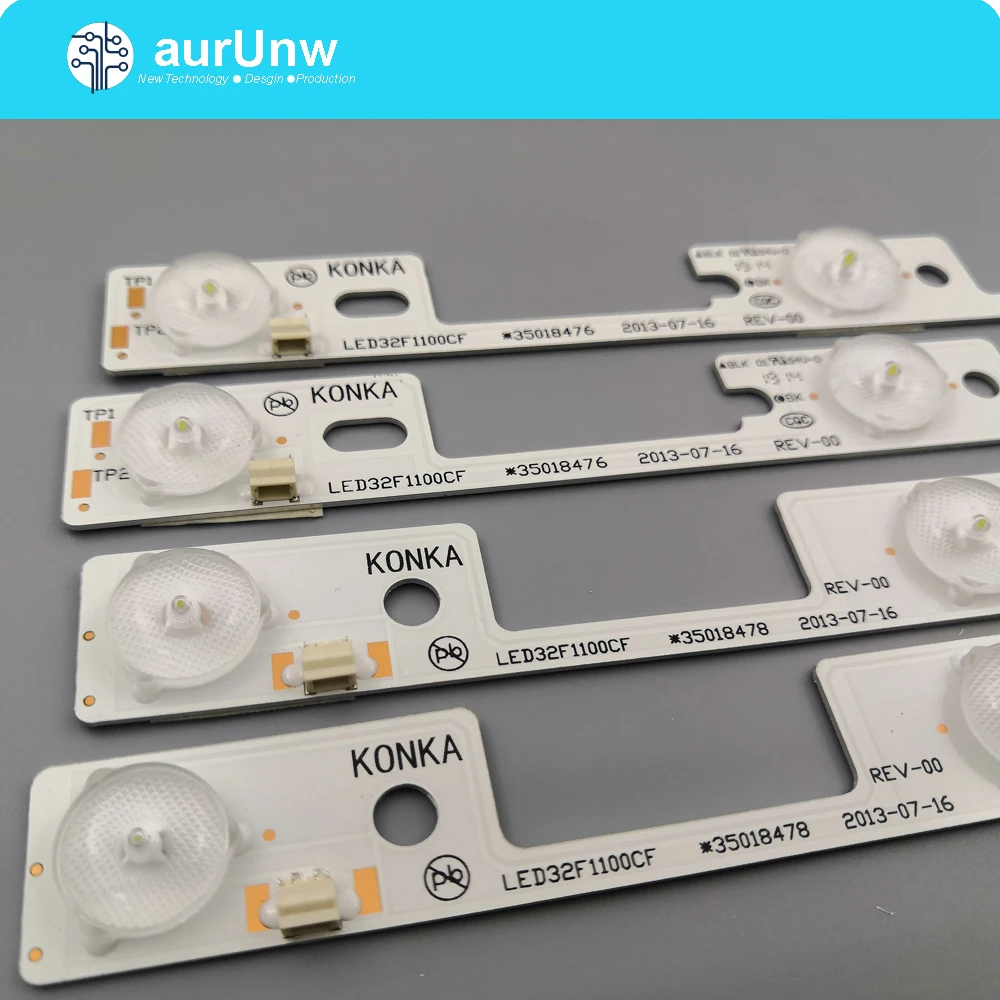 4Pcs/lot LCD backlight bar FOR Konka LED32F1170CF/LED32G100 LED32F1100CF New | Лампы и освещение
