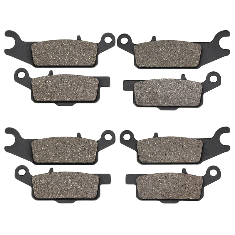 Yamaha YFM550 /& YFM700 Grizzly EBC R Series Front /& Rear Brake Pads Set