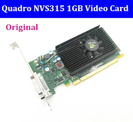 Оригинальная видеокарта quadro NVS315 1 ГБ DDR3 PCI-e 3D дизайн профессиональная NVS 315 |