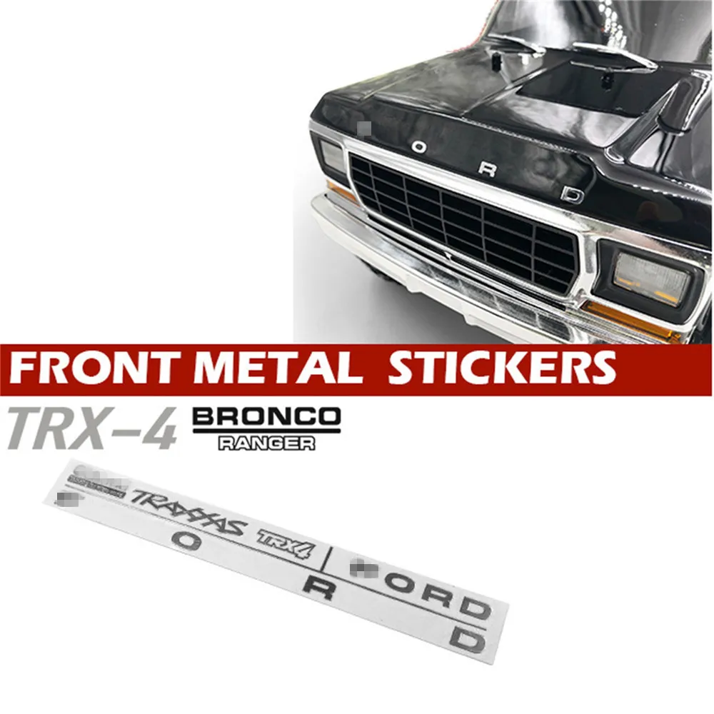 1/10 Scale for TRAXXAS TRX-4 Ford bronco Metal Emblem logo