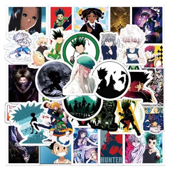 

100Pcs/lot HUNTER X HUNTER Anime Stickers Waterproof PVC Decal For Car Laptop Suitcase Skateboard Motorcycle For KIDS