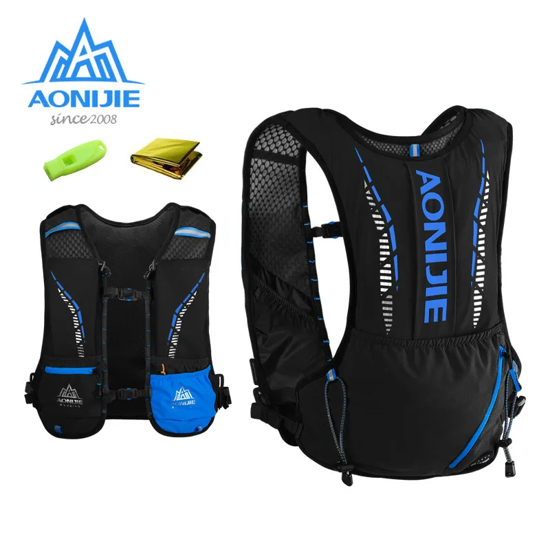 Рюкзак AONIJIE C9102 Black Ultra Vest 5 л для гидратации мягкая фляга воды походов марафона |