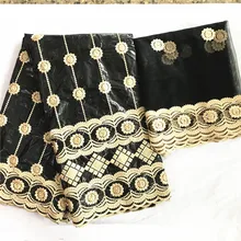 Еще Летающая Черная кружевная ткань последняя африканская Базен riche ткань высокое качество морская парча ткань Индия Базен riche getzenr