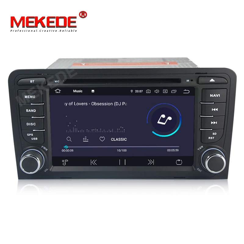 MEKEDE PX5 Android 9,0 4G ram 64G rom 2 Din Автомобильный dvd-плеер gps радио для Audi A3 S3 2002-2011 Автомобильный gps навигатор стерео