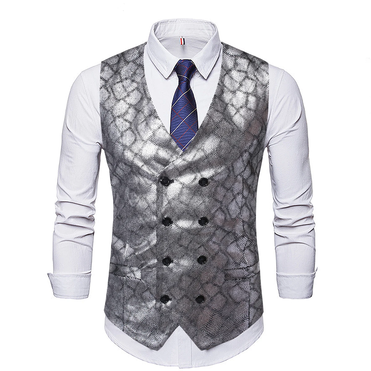 Приталенный мужской жилет с принтом одежда в стиле стимпанк топы без рукавов