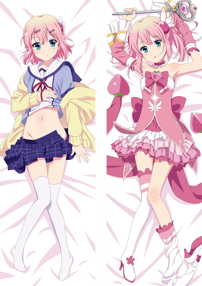 Аниме Machikado Mazoku демона для девочек Next Door Momo Chiyoda Косплэй Подушка Dakimakura Чехол