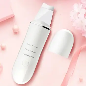 

Ultrasonic Skin Scrubber Blackhead Remover Deep Face Cleaning Machine Peeling Shovel Facial Pore Cleaner Facial Massager