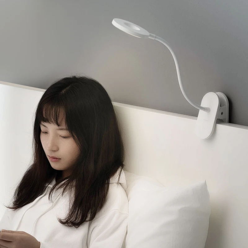 Светодиодная настольная лампа Xiaomi Yeelight с клипсой ночник USB зарядкой регулируемый