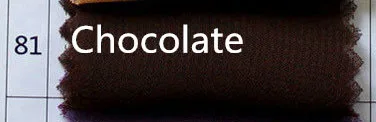 81 chocolate 100D шарф шифон ткань мягкая Жоржетта ткань для свадебной вечеринки платья внутренний материал для ручной работы DIY 3 ярдов/партия 1,5 м ширина - Цвет: 81 chocolate