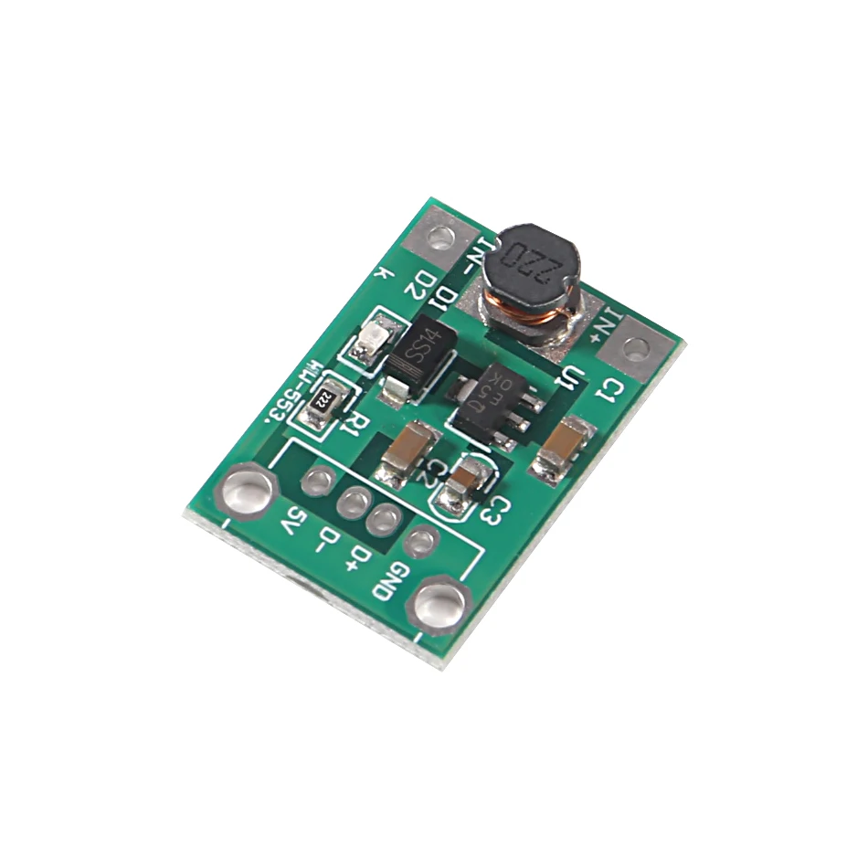 

5V DC DC Converter Step Up Power Supply DC-DC Booster Boost Adapter Converter Board Step-Up 500MA Voltage Regulator 1V-5V to 5V