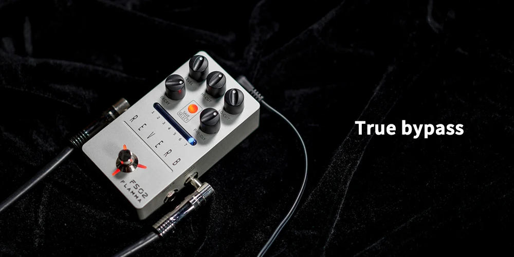 Flamma fs02 pedal de reverb para guitarra,