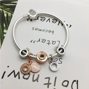 

2020 Fashion Hot Sale New O-shaped Crown Bracelet Pendant Women's Original High Quality Charm Diy Banquet Jewelry Accessories