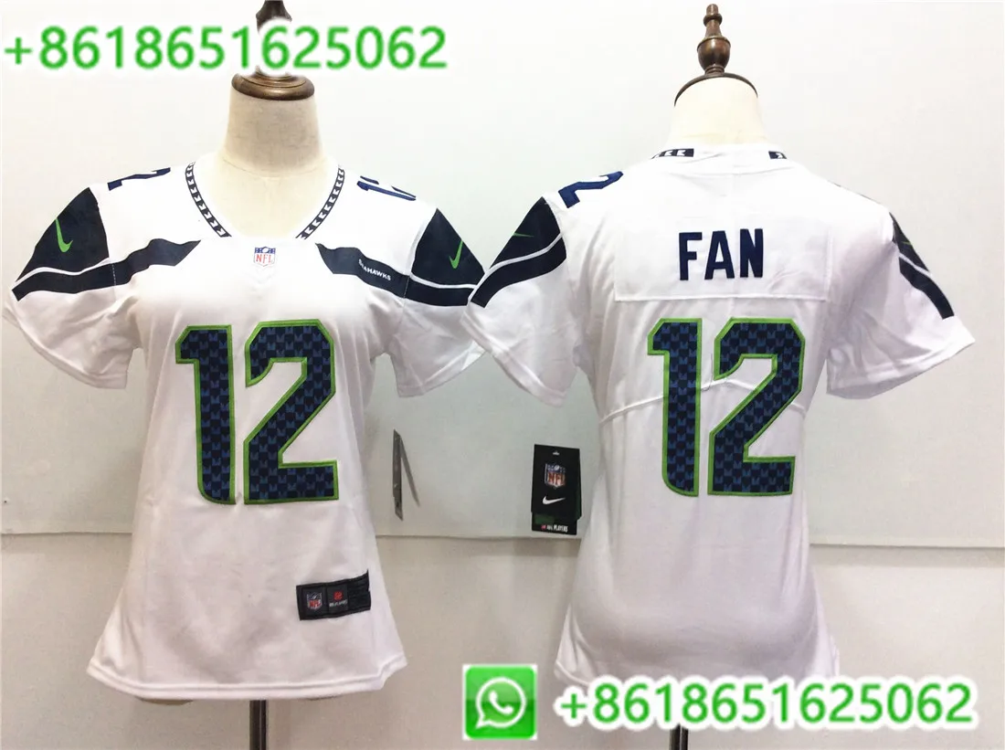 Женщины Doug Baldwin Tyler Lockett 12S Сиэтл для женщин - Цвет: AS PICTURE