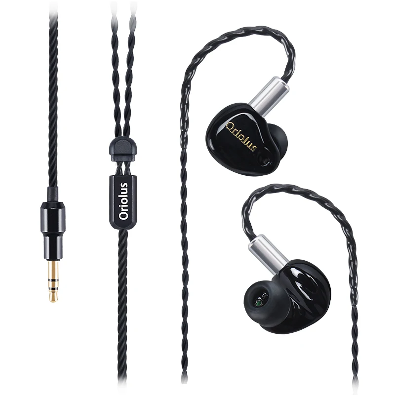 HiFi Version Black Oriolus наушники Finschi 1DD+ 1BA Hybrid technology Hifi Monitor In Ear - Цвет: HiFi Version Black