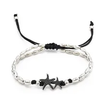 Европа и Америка богемный ретро простой Морская звезда ножной браслет пляжная Руна Ом Йога Кулон ножной браслет