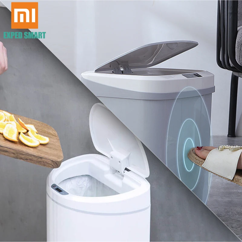 Xiaomi умный мусорный бак автоматический Электрический ведро мусорное Туалет для