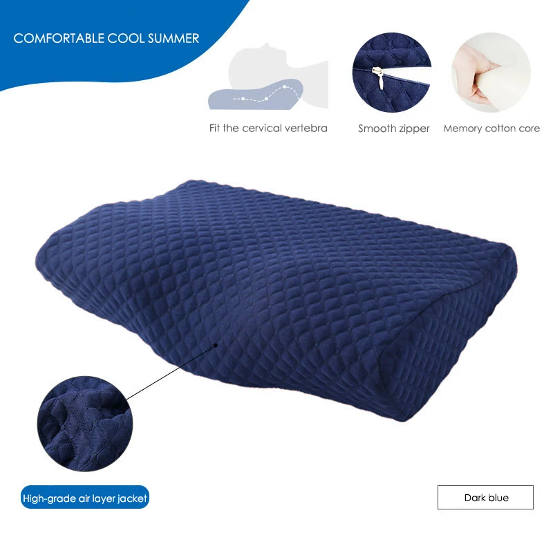 Memory Foam постельные принадлежности защитная подушка для шеи медленный отскок Подушка-бабочка здоровья затылочный шейный размер в 50*30 см