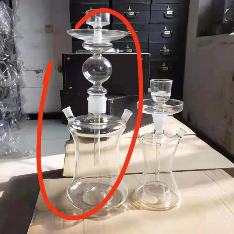 Полный набор кальян для табака наржеле Sheesha аксессуары со светодиодной подсветкой наргильный стеклянная колба кальян Бонг для курения BD69