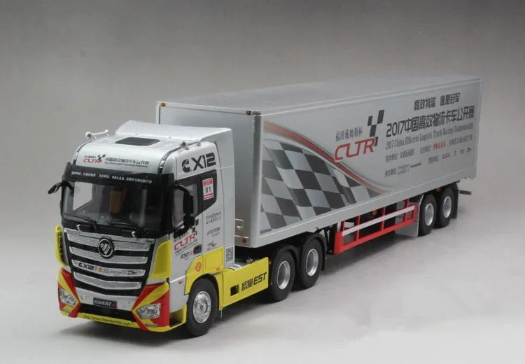 Оригинальная Коллекционная 1:36 Foton Auman Est a Container Truck Тракторная литая игрушка