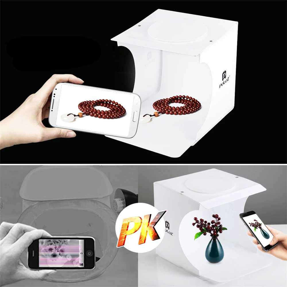  Mini 2 LED Light Room Photo Studio Lighting Tent Backdrop Cube Box