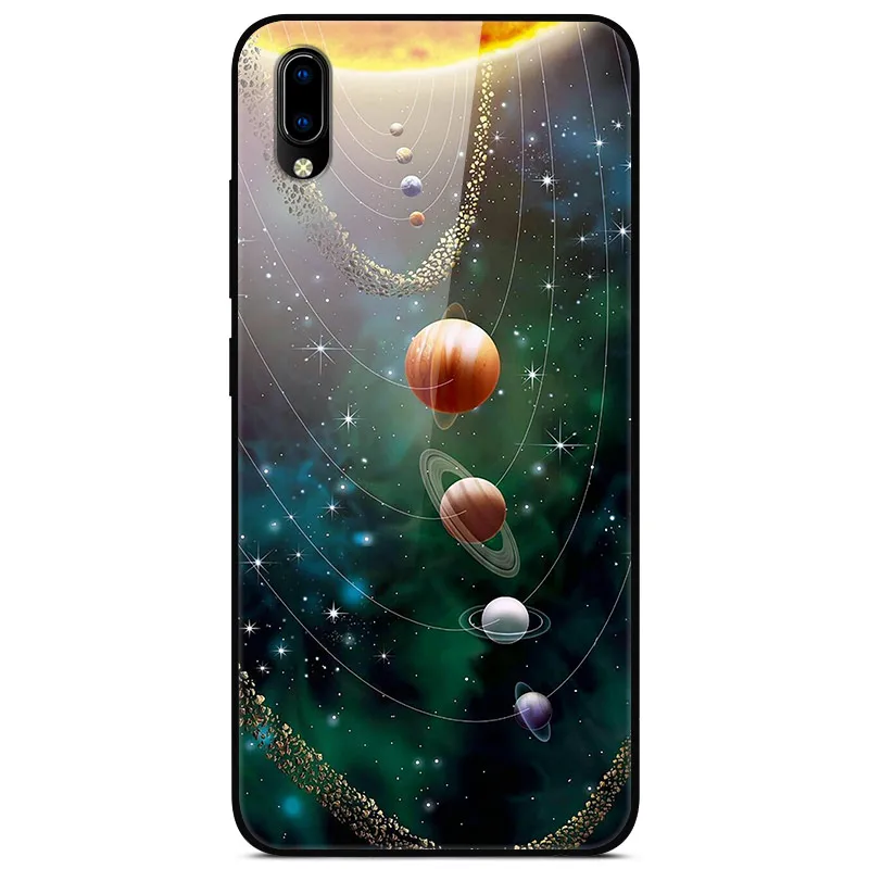 47 Роскошный чехол для VIVO Y91C, закаленное стекло, силиконовый чехол для телефона VIVO Y91C Y91 C Y93 Y91i, чехол s для Vivo Y91C Y 91C - Цвет: 47